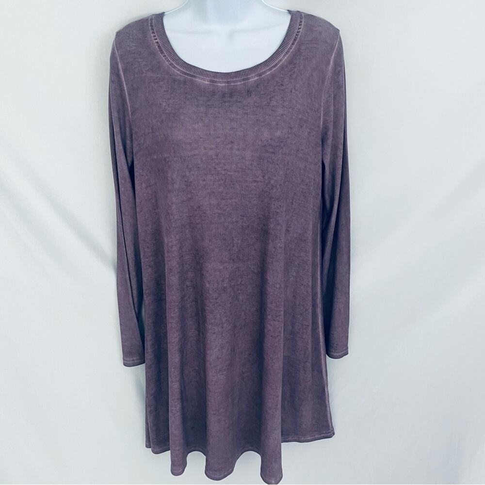 Easel Purple Long Sleeve Dress Size Small